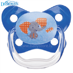 Dr Brown's Prevent Contoured Shield Pacifier Stage 2 6-18M,  PV21407-ES