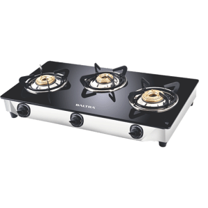 Baltra NEXA Crystal 3 Burner Non-Auto Gas Stove BGS 145