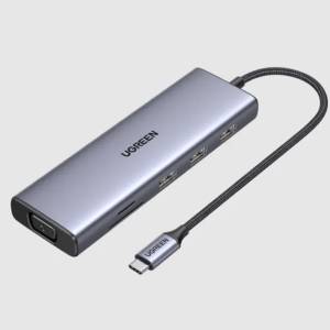 Ugreen 9-In-1 USB-C Hub Docking Station Adapter CM498-15600