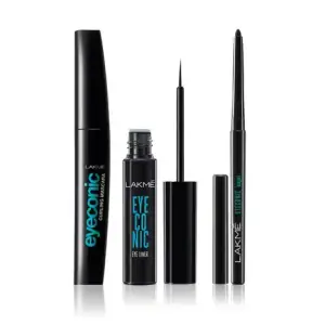 Lakme Eyeconic Collection Eye Regime Set With Kajal Eyeliner & Mascara