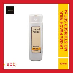 Lakme Peach Milk Moisturizer SPF 24 PA++, Lightweight, Sunscreen Lotion With 12 hours Moisturization For Glowing Skin, 200 ml