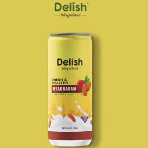 Delish Kesar Badam 180Ml