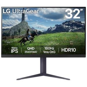 LG 32 Inch QHD Nano IPS Gaming Monitor 32GS85Q-B