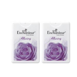 Enchanteur Pocket Perfume Alluring 18Ml( Pack Of 2)