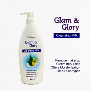 Glam & Glory Cleansing Milk Pump 350Ml