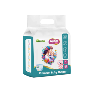 Nyano Jumbo Premium Baby Diaper L42 9 - 14Kgs