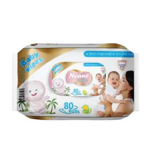 Nyano Baby Wipes 80Pcs