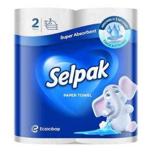 Selpak Paper Towel 3 Ply 2 Rolls