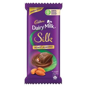 Cadbury Dairy Milk Silk Roast Almond Chocolate Bar 143Gm