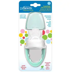 Dr. brown's Fresh Firsts Silicone Feeder, Mint- 1-Pack, TF006-P3