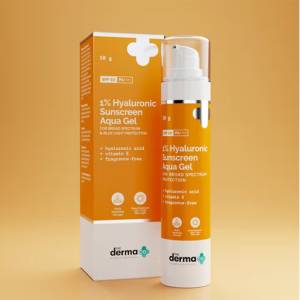 The Derma Co 1% Hyaluronic Sunscreen Aqua Ultra Light Gel 50Gm