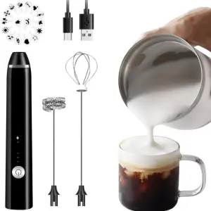 Milk Frother Handheld For Coffee Electric Hand Foamer Blender For Drink Mixer