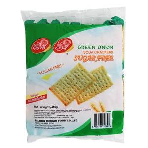 Meidan Green Onion Sugarfree Soda Cracker 450 Gm