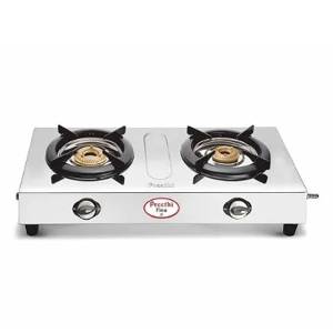 Preethi Fino Gas Stove Stainless Steel 2 Burner SSGS002