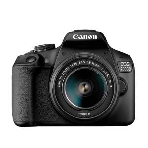 Canon EOS 2000D 24.2 MP DSLR Camera Black With EF-S18-55 16GB Card