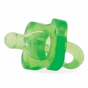 Dr Brown's One-Piece Silicone Pacifier, Preemie, 0 -3 Months, Green, PS01650-MED