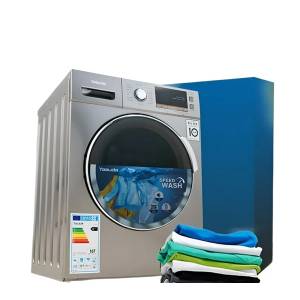 Yasuda Front Load Dark Silver Direct Drive (DD) Inverter Motor 8Kg Washing Machine YS-FT80DD