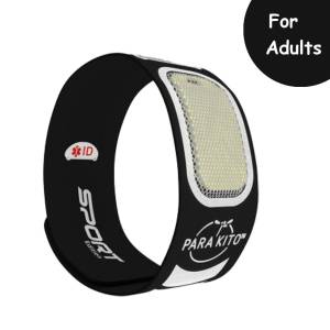 PARA'KITO® Sports Wristband Black (EN) FNGWBA1ENC01(For Adults)