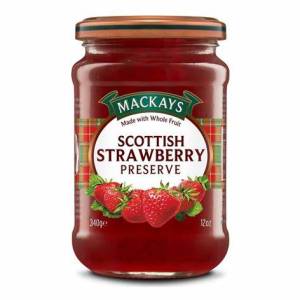 Mackays Scottish Strawberry Jam 340Gm