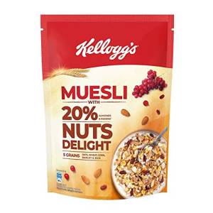 Kellogg's Muesli Nuts Delight  500Gm Pouch