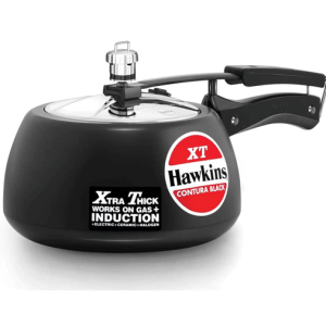 Hawkins 3Ltr.  Black Contura Pressure Cooker Induction Compatible CXT30
