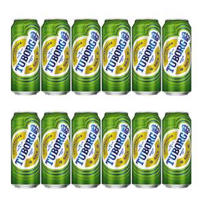 Tuborg  Can Beer 500Ml (Pack of 12)