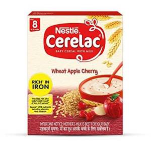 Nestle CERELAC Stage 2, Wheat Apple Cherry (From 8 Months) 300g / Baby food