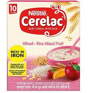 Nestle CERELACS 10+ Wheat-Rice Mixed Fruit Baby food