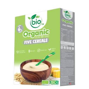 Mr Bio Organic 5 Cereals From 6M+ 200g