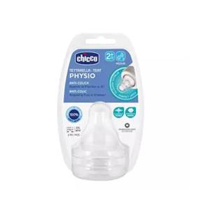 Chicco Teats Eats Perfect 5 2m+ Medium Sil 1pcs