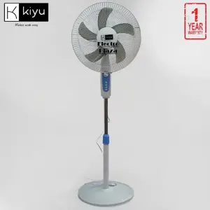 KIYU 16 Inch 40W 5 Blades Stand Fan Pedestal Fan With Timer KY501(T)