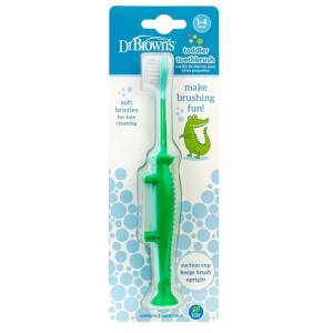 Dr. Brown’s HG059-P4 Toddler Toothbrush, Crocodile, Green