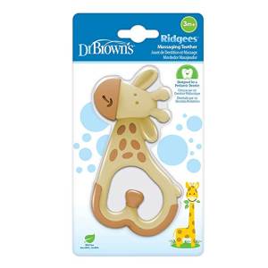 Dr Brown's TE450-P2 Ridgees Giraffe Massaging Teether(3m+)