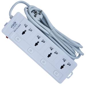 Urja (3815-3M) Surge Protector 4 Port 2500W (10A) Extension Multiplug