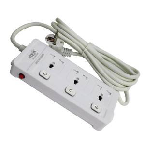 Urja (3813-3M) Surge Protector 3 Port 2500W (10A) Extension Multiplug