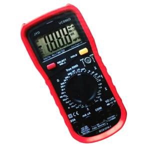 Auto Test Digital Multimeter Voltmeter Ammeter Ohm AC DC Circuit Checker Tester JYD 'VC890'