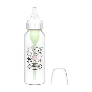 Dr brown's 8 oz/250 mL PP Narrow Anti-Colic Options+ Baby Bottle, Squirrel Design, 1-Pack, SB81108- ESX