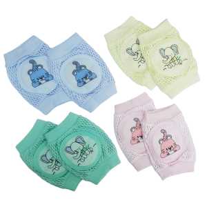 Soft Baby Knee Elbow Pads for Crawling (1 Pairs) Infant Knee Protector for Toddler, Girl, Boy, Crawler