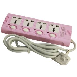 Lucky Hawk 'LH-K54' 4 Port 2500W 10A(max) 1.5 Meter Length Universal Authentic Extension Multiplug