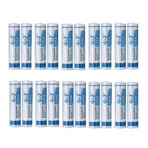 Goop AAA Sized 1350mAh Ni-MH 1.2V Rechargeable Battery 20 Pcs (10 Pair), Up to 1100 Cycles