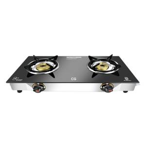 CG 2 Burner Tempered Glass Gas Stove CGGS2BGT