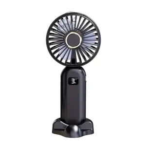 Portable Mini Rechargeable 90° Foldable Fan With Mobile Phone Holder YT-M2048