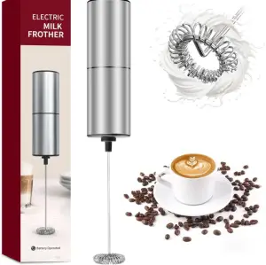 Milk Frother Handheld Whisk Electric Battery Powered Drink Mixer
