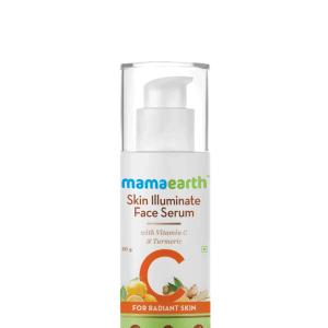 Mamaearth Skin Illuminate Face Serum For Radiant Skin with Vitamin C & Turmeric 30Gm