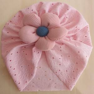 Flowers Design Turbans Cap with Different Colors
