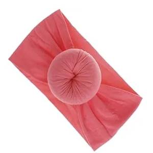 Baby Cotton Stretchable Turban Wrap Soft Ball Headbands