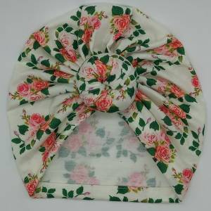 Baby Summer Turban Cap In Dallo Design