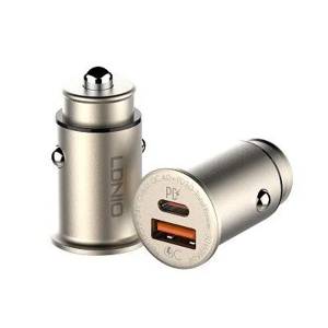 LDNIO C506Q 30W Dual Port Fast Car Charger USB-C PD 3.0 & USB-A QC 4.0
