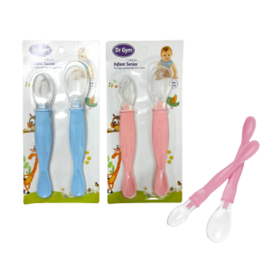 Dr Gym Soft Silicone Spoon Baby Spoon 2 Pcs For Babies