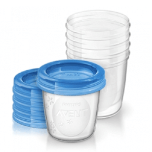 Philips Avent Refill Cups & Lids 180Ml/6Oz 5Pcs SCF619/05